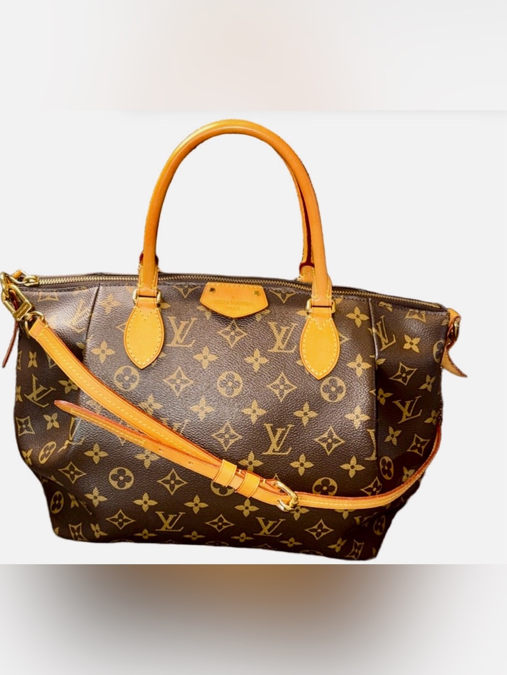 Louis Vuitton  Turenne MM Monogram Canvas Crossbody Satchel EUC COA